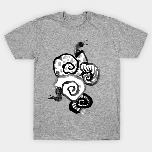 Snails T-Shirt by Sotsenko